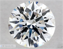 Natural Diamond 0.40 Carats, Round with Excellent Cut, G Color, SI1 Clarity and Certified by GIA