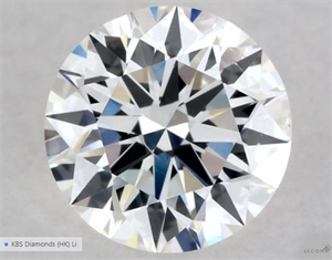 Picture of Natural Diamond 0.40 Carats, Round with Excellent Cut, G Color, SI1 Clarity and Certified by GIA