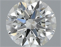 Natural Diamond 0.40 Carats, Round with Very Good Cut, I Color, SI1 Clarity and Certified by GIA