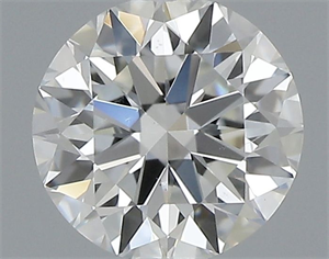 Picture of Natural Diamond 0.40 Carats, Round with Very Good Cut, I Color, SI1 Clarity and Certified by GIA