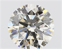 Natural Diamond 3.01 Carats, Round with Good Cut, K Color, SI1 Clarity and Certified by GIA