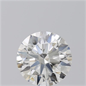 Natural Diamond 1.59 Carats, Round with Excellent Cut, H Color, SI1 Clarity and Certified by GIA