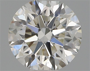 Picture of Natural Diamond 0.42 Carats, Round with Excellent Cut, H Color, VS2 Clarity and Certified by IGI