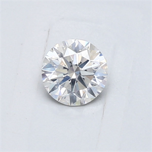 Picture of Natural Diamond 0.42 Carats, Round with Very Good Cut, F Color, I1 Clarity and Certified by GIA