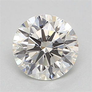 Picture of Natural Diamond 0.40 Carats, Round with Excellent Cut, I Color, VS1 Clarity and Certified by GIA