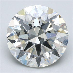 Picture of Natural Diamond 5.01 Carats, Round with Excellent Cut, K Color, SI2 Clarity and Certified by GIA