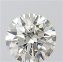 Natural Diamond 0.60 Carats, Round with Excellent Cut, I Color, SI1 Clarity and Certified by IGI