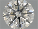 Natural Diamond 0.50 Carats, Round with Excellent Cut, H Color, SI2 Clarity and Certified by IGI