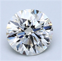 Natural Diamond 2.01 Carats, Round with Excellent Cut, I Color, VS2 Clarity and Certified by GIA