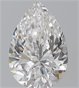 Natural Diamond 2.01 Carats, Pear with  Cut, E Color, SI1 Clarity and Certified by GIA