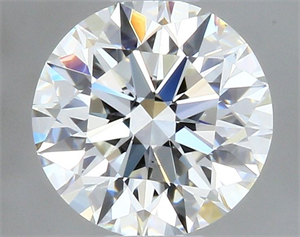 Picture of Natural Diamond 0.40 Carats, Round with Excellent Cut, H Color, VS2 Clarity and Certified by GIA