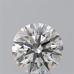 Picture of Natural Diamond 3.01 Carats, Round with Excellent Cut, I Color, SI2 Clarity and Certified by GIA