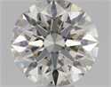 Natural Diamond 0.40 Carats, Round with Excellent Cut, J Color, VS2 Clarity and Certified by GIA