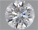 Natural Diamond 0.40 Carats, Round with Excellent Cut, D Color, VS2 Clarity and Certified by GIA