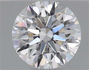 Picture of Natural Diamond 0.40 Carats, Round with Excellent Cut, D Color, VS2 Clarity and Certified by GIA