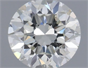 Natural Diamond 0.40 Carats, Round with Very Good Cut, H Color, SI1 Clarity and Certified by IGI