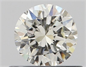 Natural Diamond 0.50 Carats, Round with Very Good Cut, K Color, IF Clarity and Certified by GIA