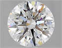 Natural Diamond 2.04 Carats, Round with Excellent Cut, D Color, VVS2 Clarity and Certified by GIA