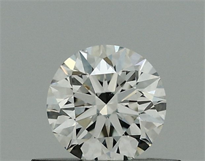 Picture of Natural Diamond 0.40 Carats, Round with Excellent Cut, G Color, VS2 Clarity and Certified by GIA