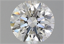 Natural Diamond 2.01 Carats, Round with Excellent Cut, I Color, SI1 Clarity and Certified by GIA