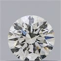 Natural Diamond 0.40 Carats, Round with Excellent Cut, J Color, VS2 Clarity and Certified by GIA