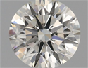 Natural Diamond 0.40 Carats, Round with Excellent Cut, I Color, VS1 Clarity and Certified by IGI