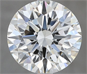 Natural Diamond 2.09 Carats, Round with Excellent Cut, I Color, IF Clarity and Certified by GIA