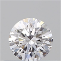 Natural Diamond 0.40 Carats, Round with Excellent Cut, D Color, SI1 Clarity and Certified by GIA