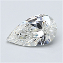 Natural Diamond 1.20 Carats, Pear with  Cut, I Color, VS1 Clarity and Certified by GIA