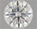 Natural Diamond 0.60 Carats, Round with Excellent Cut, J Color, SI2 Clarity and Certified by GIA