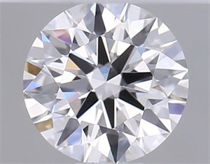 Picture of Natural Diamond 0.41 Carats, Round with Very Good Cut, H Color, SI1 Clarity and Certified by GIA