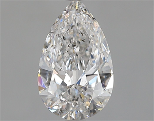 Picture of Natural Diamond 1.01 Carats, Pear with  Cut, E Color, I1 Clarity and Certified by GIA