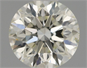 Natural Diamond 0.50 Carats, Round with Excellent Cut, H Color, SI1 Clarity and Certified by IGI