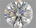 Natural Diamond 1.90 Carats, Round with Excellent Cut, I Color, SI1 Clarity and Certified by GIA