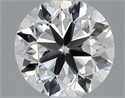 Natural Diamond 0.40 Carats, Round with Very Good Cut, D Color, VVS2 Clarity and Certified by GIA