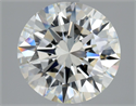 Natural Diamond 2.01 Carats, Round with Excellent Cut, I Color, VVS2 Clarity and Certified by GIA