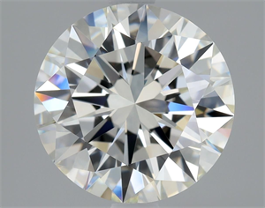 Picture of Natural Diamond 2.01 Carats, Round with Excellent Cut, I Color, VVS2 Clarity and Certified by GIA