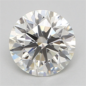 Picture of Natural Diamond 0.50 Carats, Round with Excellent Cut, J Color, VS1 Clarity and Certified by GIA