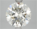 Natural Diamond 2.01 Carats, Round with Excellent Cut, K Color, VVS1 Clarity and Certified by GIA