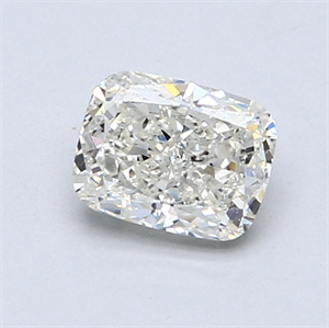 0.91 Carats, Cushion Diamond with  Cut, J Color, SI2 Clarity and Certified by GIA