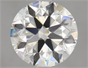 Natural Diamond 1.81 Carats, Round with Excellent Cut, I Color, VVS1 Clarity and Certified by GIA