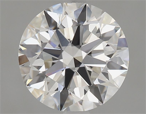 Picture of Natural Diamond 1.54 Carats, Round with Excellent Cut, E Color, VS2 Clarity and Certified by GIA