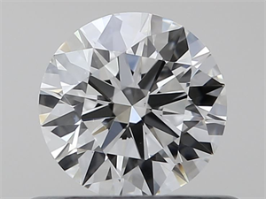 Picture of Natural Diamond 0.45 Carats, Round with Excellent Cut, I Color, VS1 Clarity and Certified by GIA