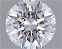 Natural Diamond 0.40 Carats, Round with Excellent Cut, F Color, SI2 Clarity and Certified by GIA