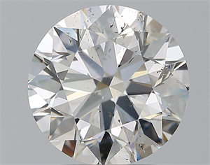 Picture of Natural Diamond 2.39 Carats, Round with Excellent Cut, G Color, SI1 Clarity and Certified by GIA