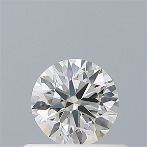 Picture of Natural Diamond 0.40 Carats, Round with Excellent Cut, H Color, VVS1 Clarity and Certified by IGI