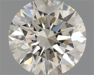 Picture of Natural Diamond 0.62 Carats, Round with Excellent Cut, K Color, VS1 Clarity and Certified by IGI