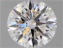 Natural Diamond 1.91 Carats, Round with Excellent Cut, D Color, VVS2 Clarity and Certified by GIA