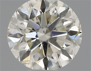 Picture of Natural Diamond 0.40 Carats, Round with Very Good Cut, J Color, SI2 Clarity and Certified by IGI