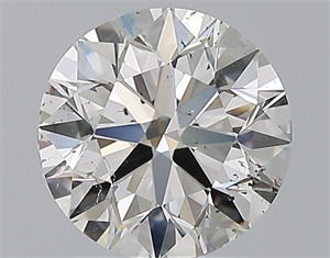 Picture of Natural Diamond 2.01 Carats, Round with Excellent Cut, G Color, SI1 Clarity and Certified by GIA